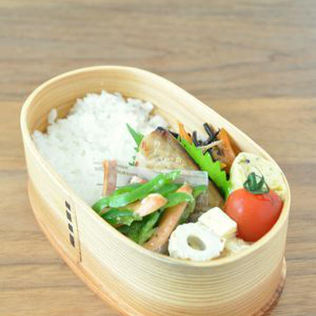 鯖のみりん干しの和風弁当