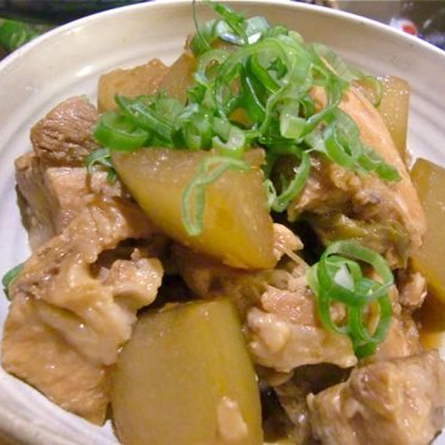 豚バラと冬瓜を煮物とスープで
