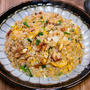 ちょっと強めの中火で作る「焼豚チャーハン」&「びっくりドンキーの添え物が・・・」