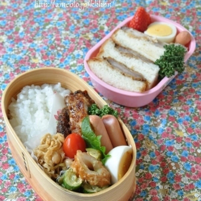 カツサンド、とんかつ弁当