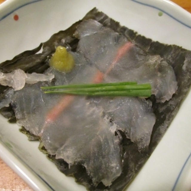 【旨魚料理】ドンコの昆布締め