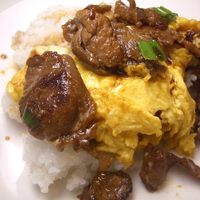 『豚と卵の屋台風ご飯』