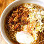 ついでに作ったあげ玉をお蕎麦にのっけた