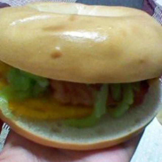 コストコ食材でベーグルサンド