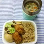 鶏まみれの弁当(笑)