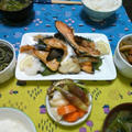 山菜採ったぞ～♪ふきの煮物とこごみのゴマ味噌和えの和定食☆ by satorisuさん