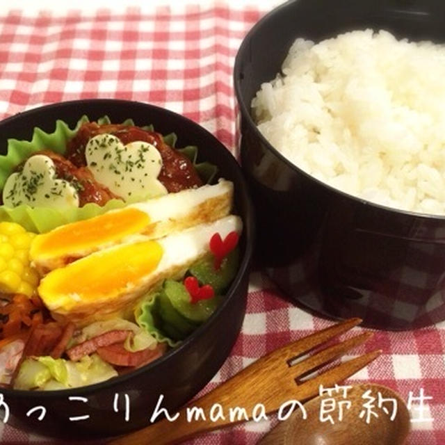 豆腐チーズハンバーグ弁当