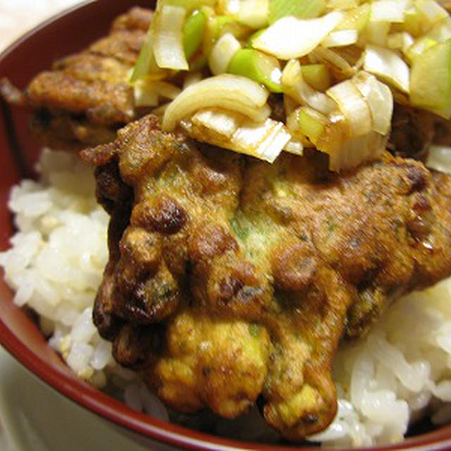 ネバネバ納豆天丼