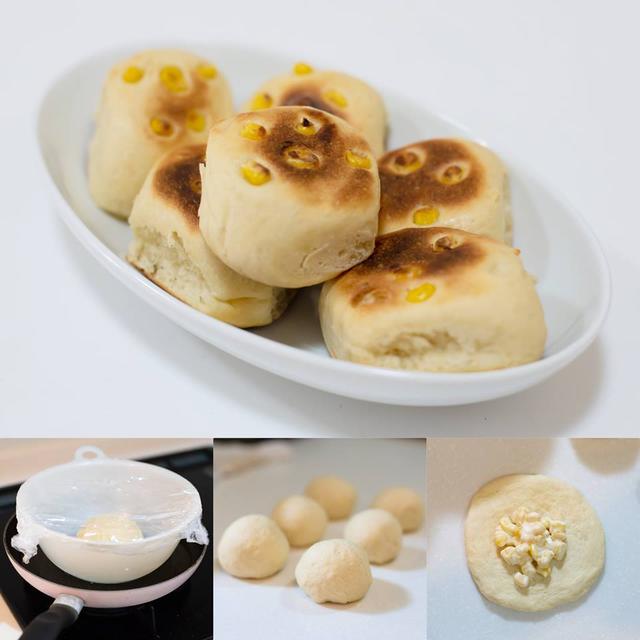 [ご感想]フライパンと牛乳パックで作れる♡豆腐豆乳コーンマヨパン