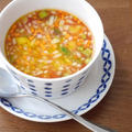 【うちレシピ】野菜ジュースで簡単★冷製サラダスープ