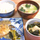 【めんつゆで】さばの味噌煮と生わかめの煮物定食