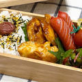 【お弁当】お弁当作り/ワンパン弁当/鶏の甘辛ガーリックソース