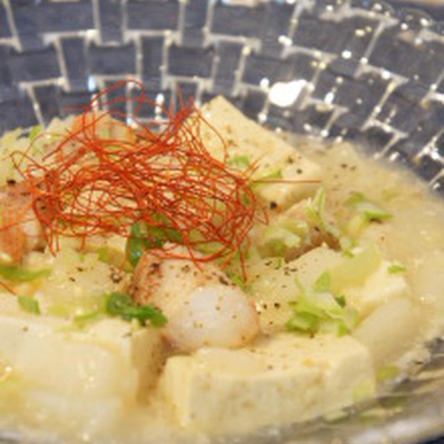 豆腐と長いもの塩こうじトロっと煮