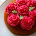 バレンタイン♡薔薇ケーキ♪(甘酒で炊飯器ポン！)