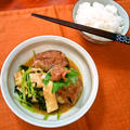 鯖と京揚げと三つ葉の炊いたん❀梅肉のせ ～ さば味付缶で by mayumiたんさん