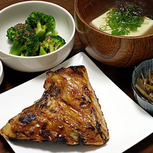 ぶりかまの梅醤油焼き