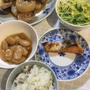節分の夕ごはんは炒り大豆ごはん