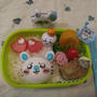 はんぺんモモンガちゃんバレンタイン弁当〖キャラ弁〗#平日お昼ご飯はお弁当or外食