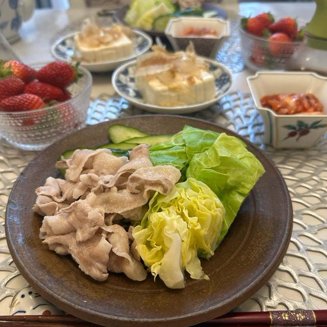 冷しゃぶ✨で✨お家ごはん✨
