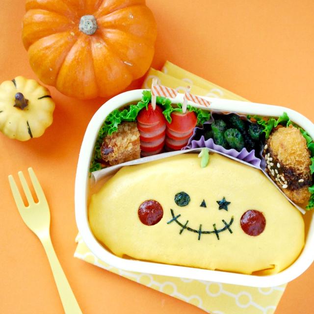【レシピ動画】ハロウィンキャラ弁☆ジャック・オ・ランタン2016