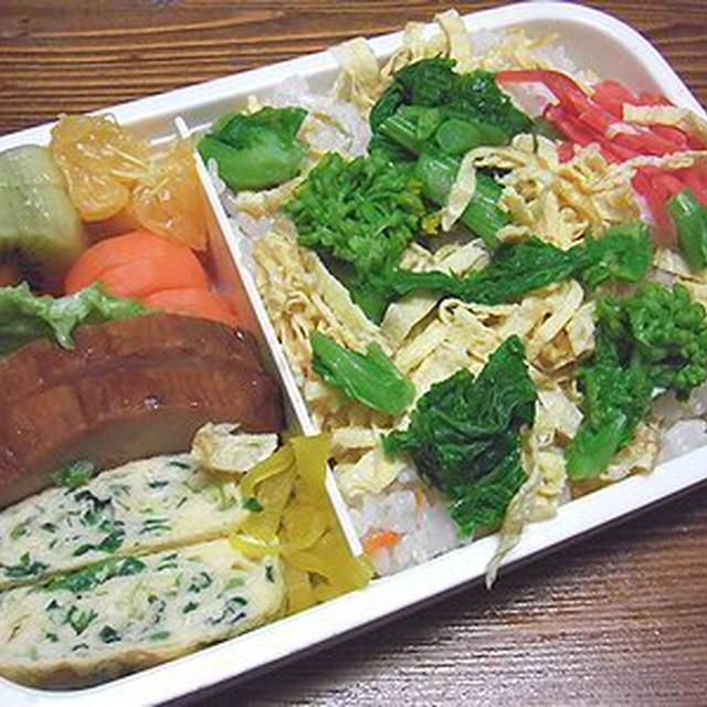 菜の花ちらし寿司弁当