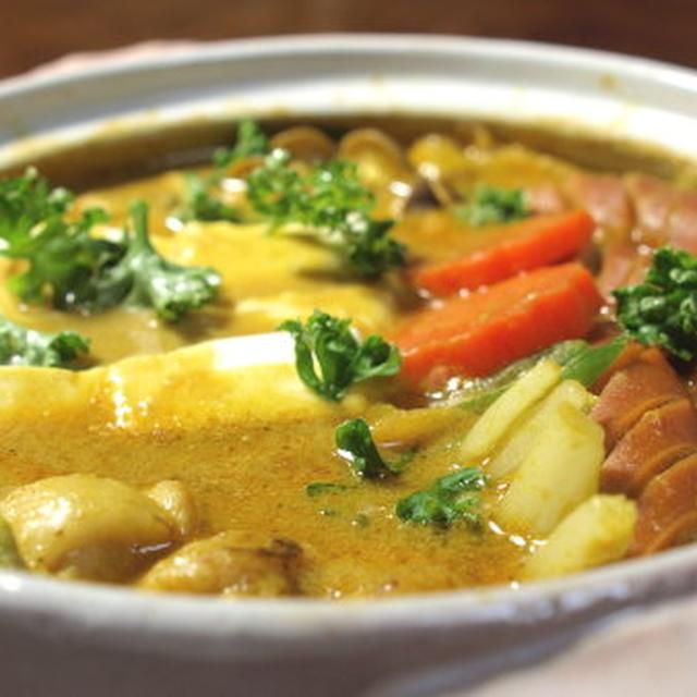 豆乳カレー鍋　　作り方とレシピ