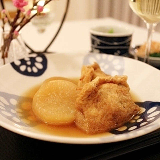 野菜袋と大根の煮物