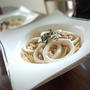 ｲｶ　＆　明太子のﾊﾟｽﾀﾗﾝﾁ　・「悪の教典」