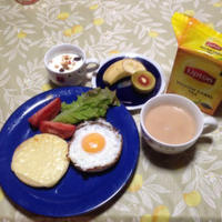 今朝の朝ご飯♪