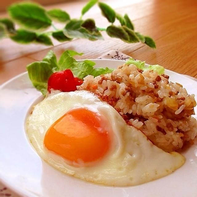 カフェ風＊肉そぼろの混ぜご飯♡