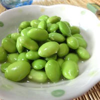 お箸が止まらない♪　枝豆のわさび白だし浸し