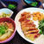 鶏スペアリブとうすいえんどう豆の玉子とじ