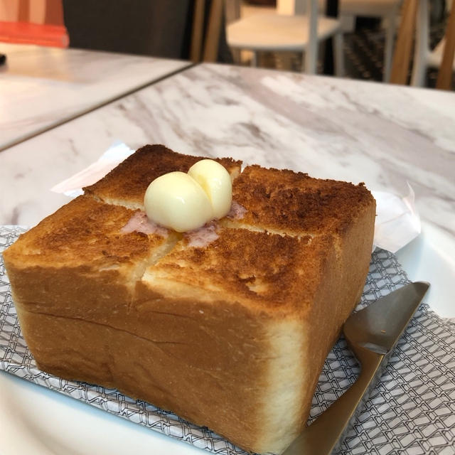 チーズなしチーズトースト★レクサスカフェ