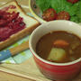 カレーリメイク・ワンプレート トーストランチ＆玄米カレーに・・・。