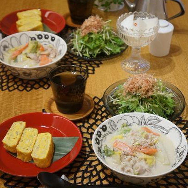 白菜と豚肉のとろとろクリームシチュー