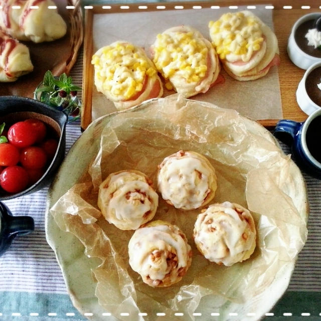 おうちで女子会♡♡♡パンランチで盛り上がっちゃいました♬(*ﾉωﾉ)