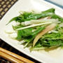 ひんやり嬉しい水菜と茗荷の煮びたし、コゴミの胡麻酢和えでさっぱり初夏呑み