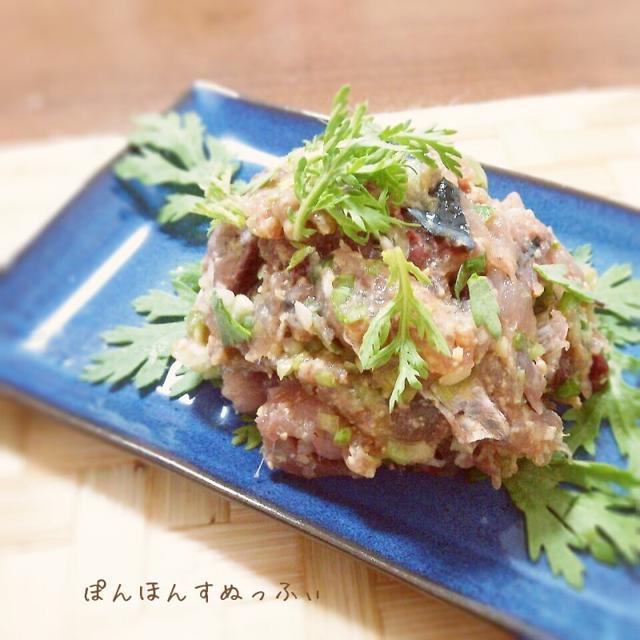 鰯のなめろう