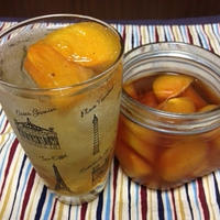 柿のブランデーソーダ