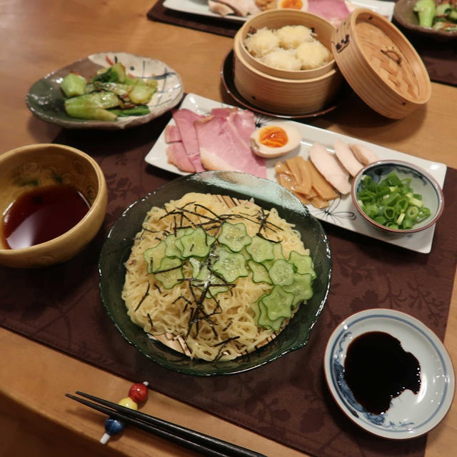 七夕～”天の川”つけ麺の晩ご飯　と　ゴルフラウンドday♪