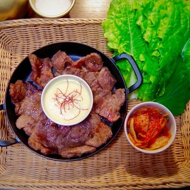 禁断の！！焼肉チーズフォンデュ☆