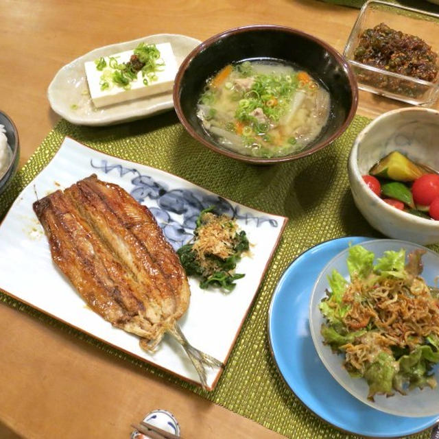 秋刀魚の蒲焼の晩ご飯　と　クロアゲハ　誕生！！　