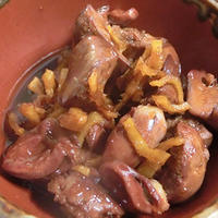 たっぷりしょうがの鶏レバ煮〈モニター〉