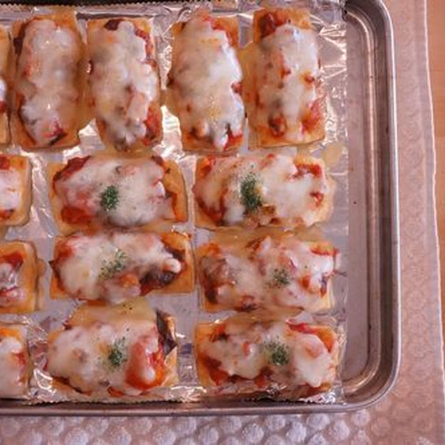お豆腐ピザ