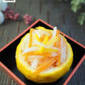 【レシピ】柚子カップの紅白なますとクリスマスディナー