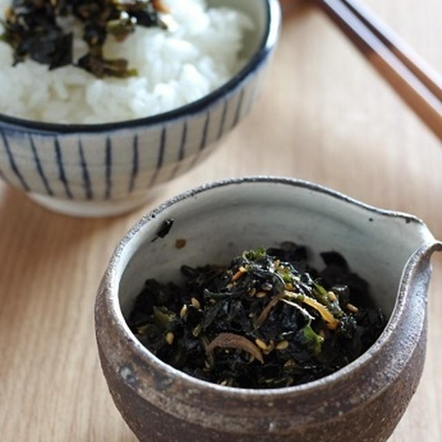 葉唐辛子の佃煮風