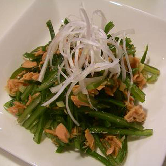 茎わかめのツナ和え