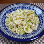塩昆布のパスタ③クリームソース