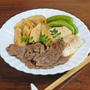 春を感じる たけのこの甘辛肉豆腐
