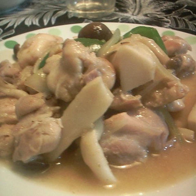 鶏肉とキノコのソテー